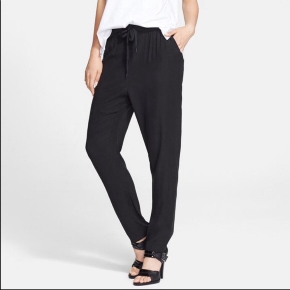 Alexander Wang black jogger pants